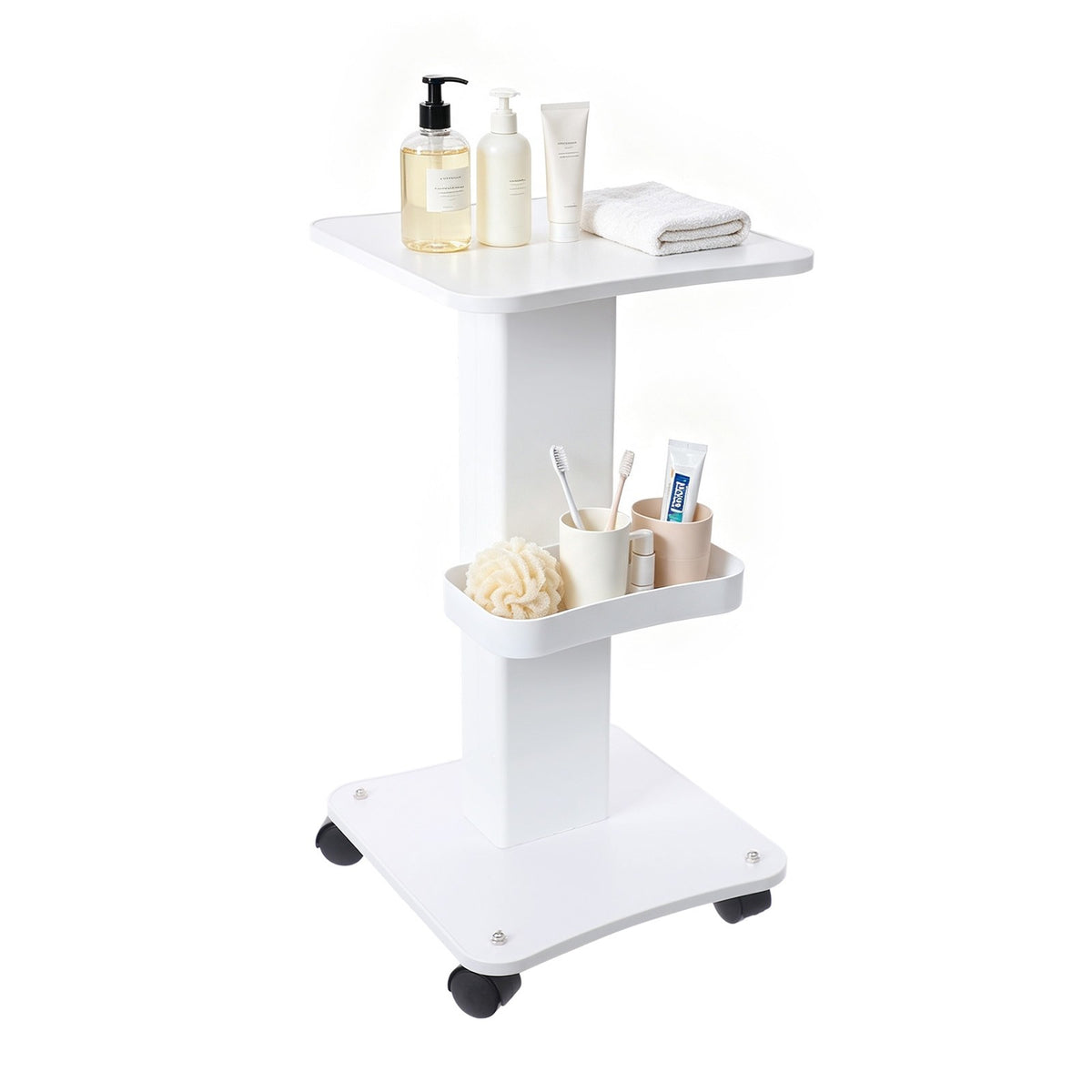 3-Tier Beauty Salon Trolley Cart with Wheels - Mobile Spa & Salon Organizer