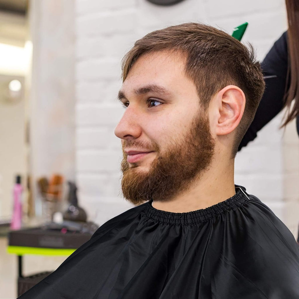 Professional Barber Cape 47x56 Inches with Adjustable Neck & Soft Duster Brush