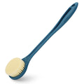 Long Handle Bath Brush with Soft Nylon Bristles & Ergonomic Grip