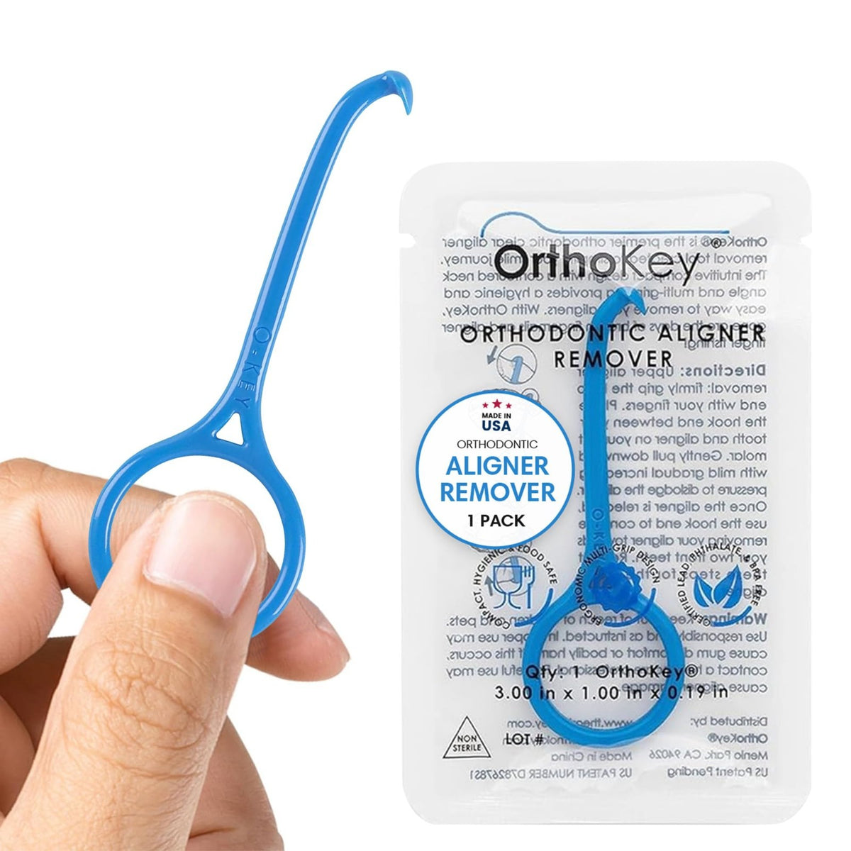 Clear Aligner & Retainer Removal Tool - Hygienic Portable Dental Accessory