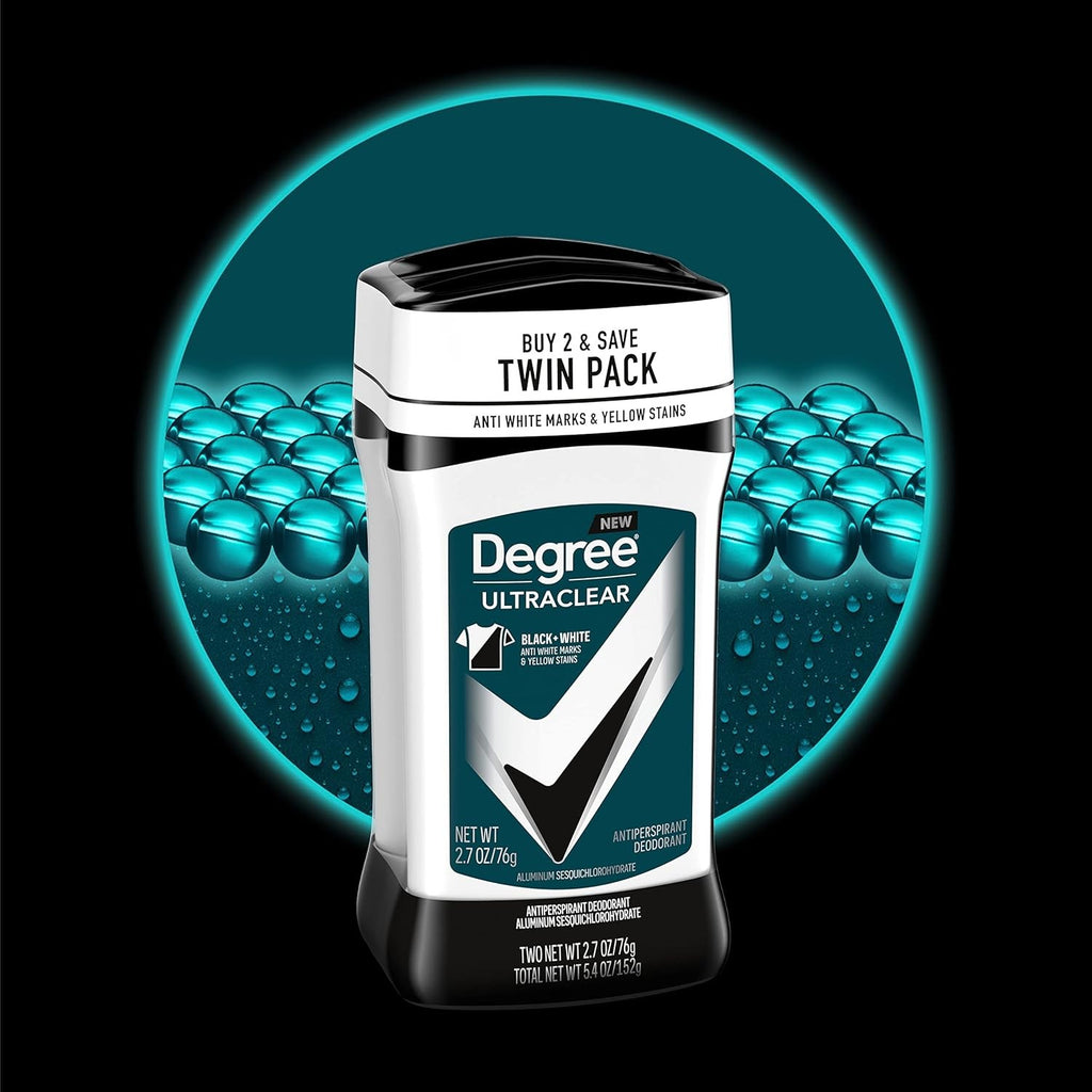 Men's 72-Hour Antiperspirant Deodorant Black & White 2 Pack - Sweat & Odor Protection