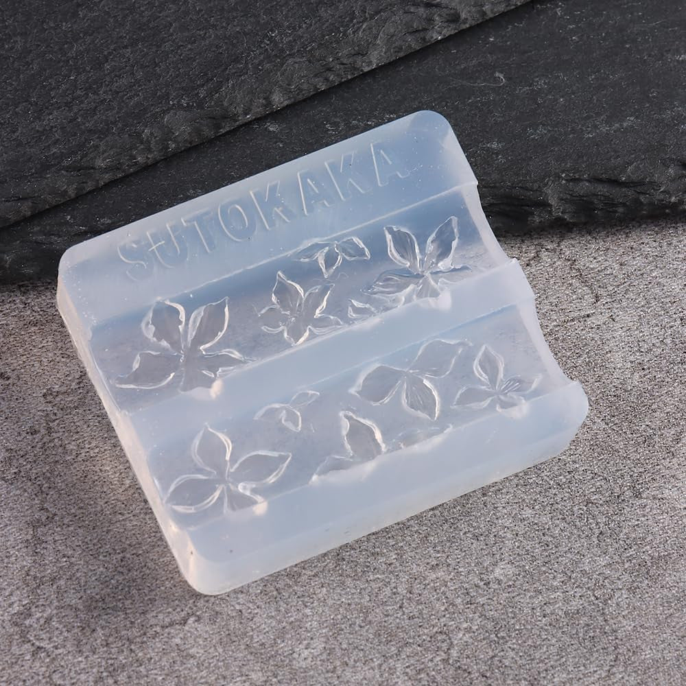 Silicone 3D Hibiscus Flower Nail Mold for Resin Art & DIY Nail Design