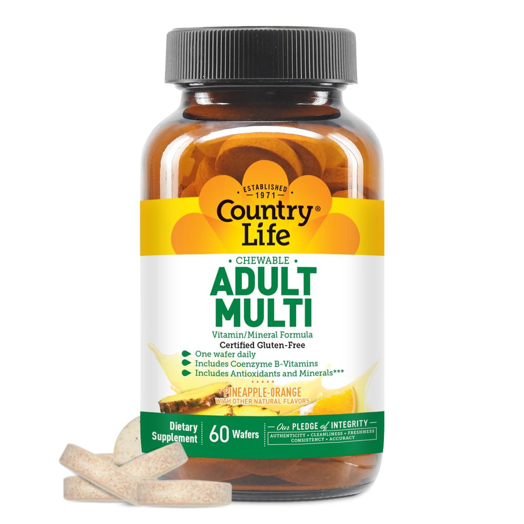 Adult Multivitamin Chewables with Coenzyme B-Vitamins - Immune Support & Energy