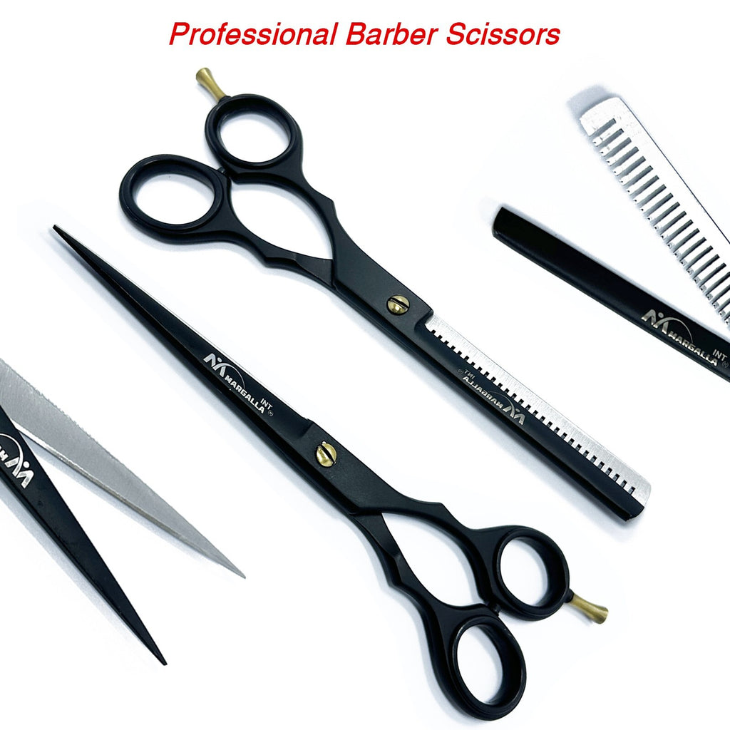 Professional Hair Cutting Thinning Scissors Set for Barbershop & Salon