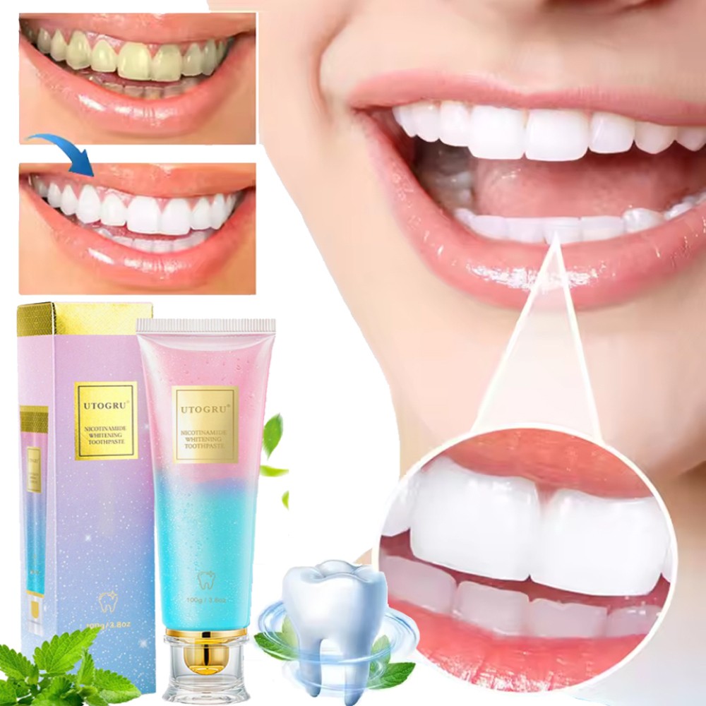 Nicotinamide Whitening Toothpaste with Fresh Mint - 100g - Brighten & Strengthen Enamel