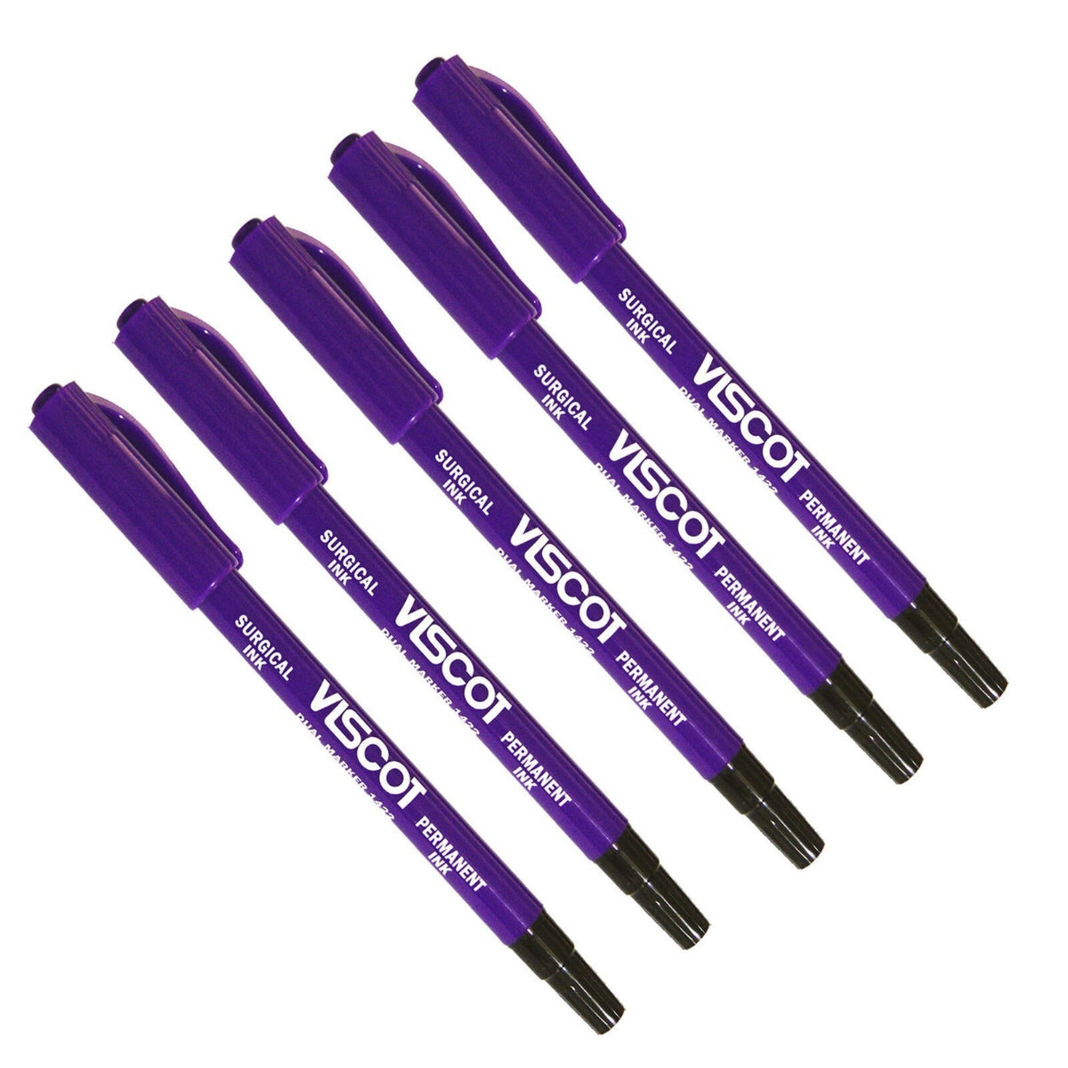 Dermal Marker Pen for Skin Marking – Indelible Gentian Violet Dual Tip