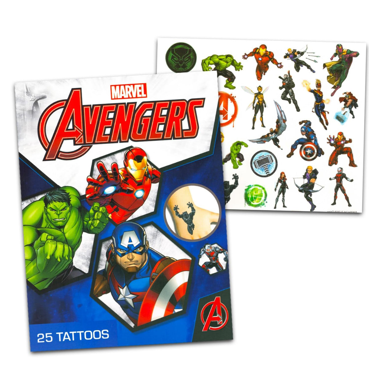 Temporary Superhero Tattoos for Kids Bundle – 100 Pcs & DC Mix