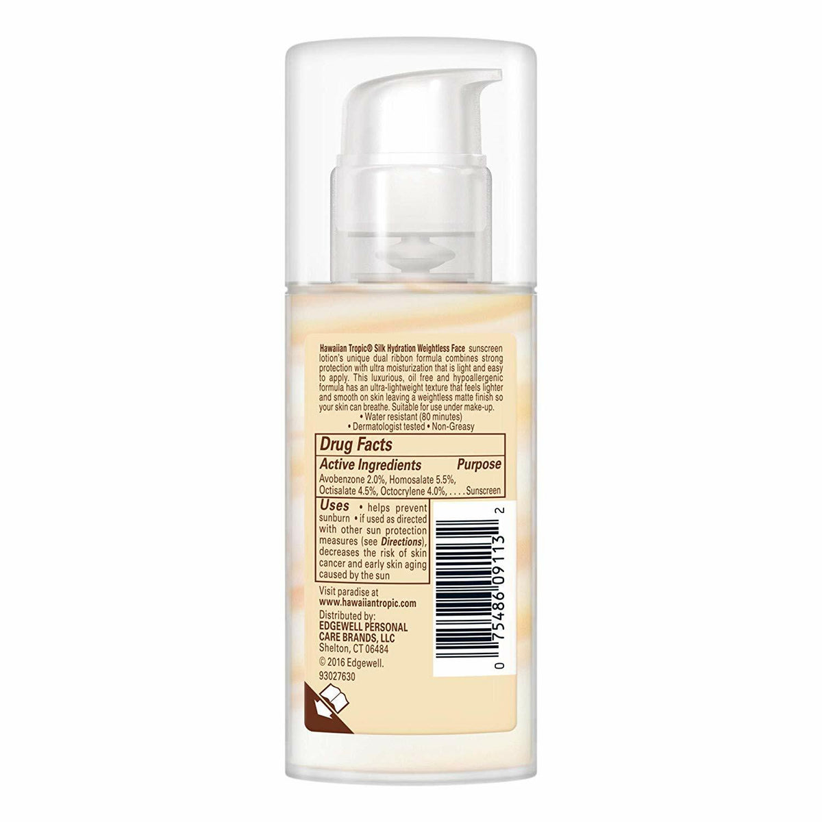 SPF 30 Sunscreen Face Lotion - Lightweight, Water-Resistant, Hypoallergenic