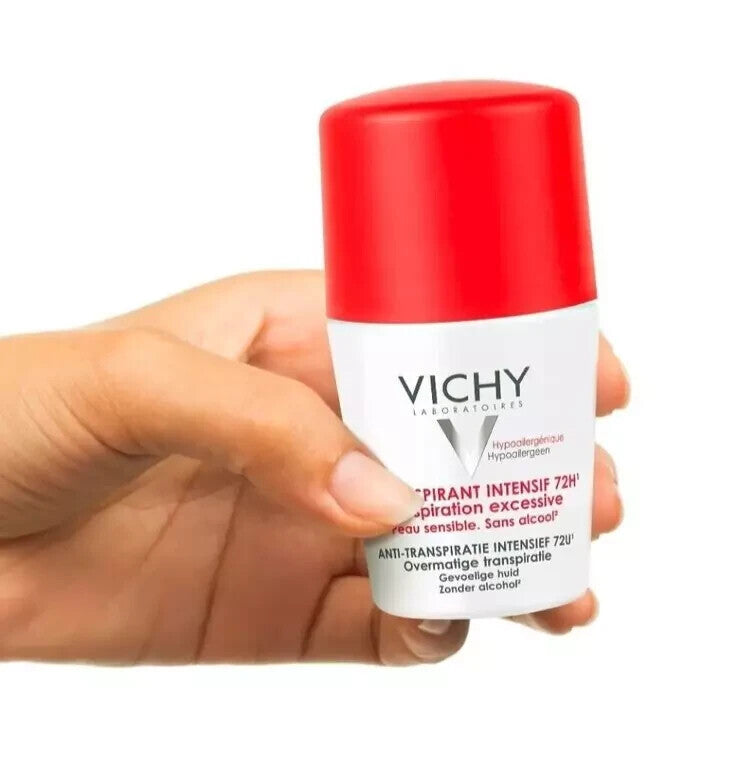 Vichy Stress Resist Anti-Perspirant Roll-On 72H - 2 Pack, 50ml