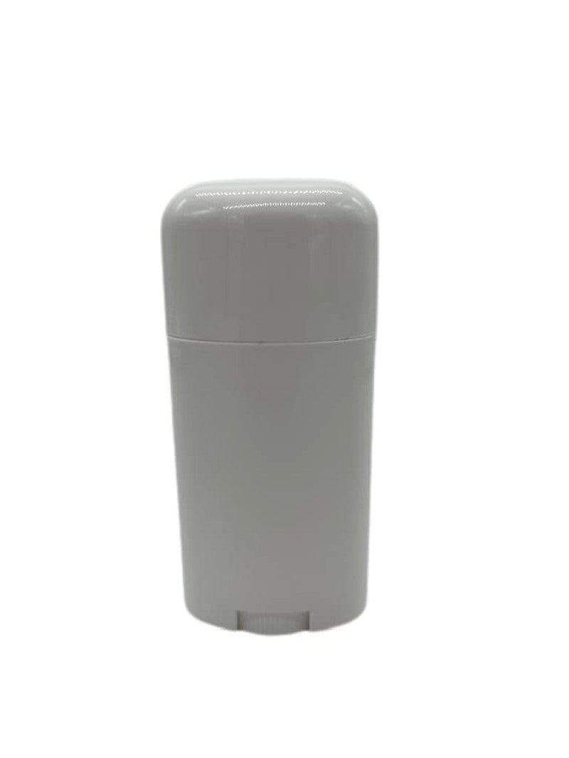 Refillable Oval Deodorant Container 2.65oz Twist-Up Plastic Tube - Reusable & Eco-Friendly