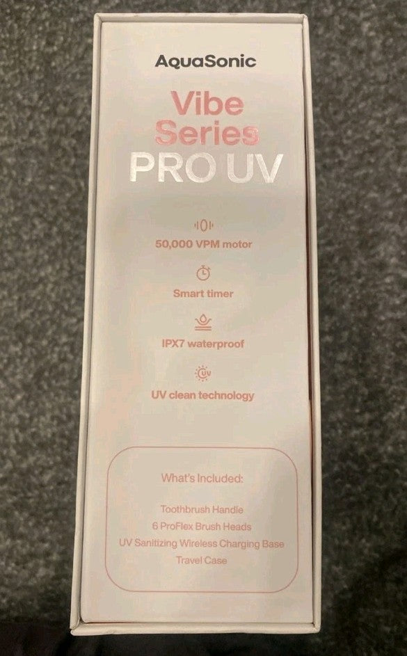 UV-Ultra Electric Toothbrush Rose Gold - Vibe Series PRO