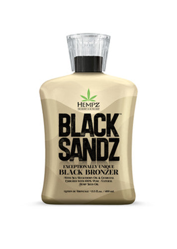 Black Sandz Self-Tanning Bronzer Lotion 13.5oz with Hemp Seed Oil