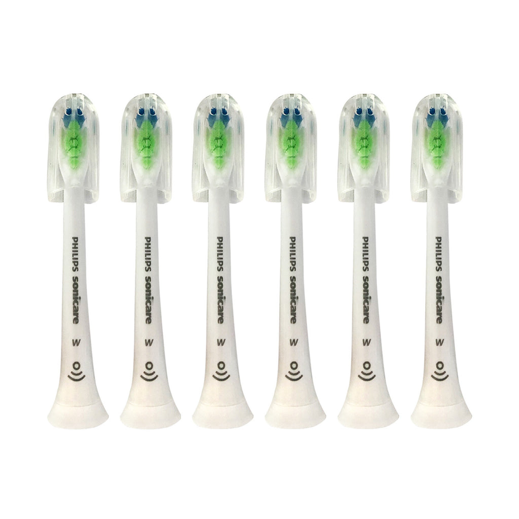 6 Pack Philips Sonicare DiamondClean White Brush Replacement Heads