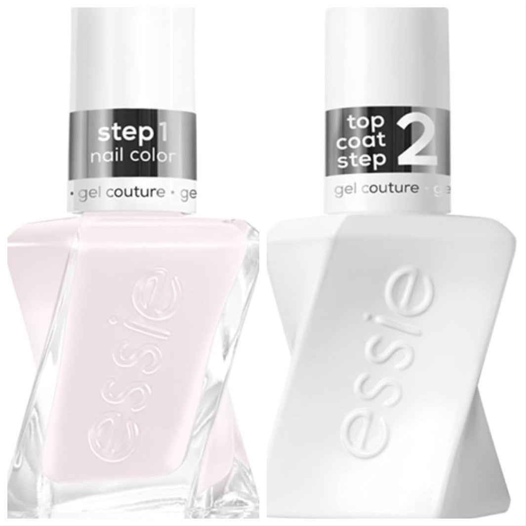 Essie Gel Couture Nail Polish Kit - #138 Pre Show Jitter + Top Coat, 0.46 oz