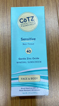 Mineral Sunscreen SPF 40 for Face & Body Non-Tinted 3.5 Oz - Broad Spectrum UV Protection