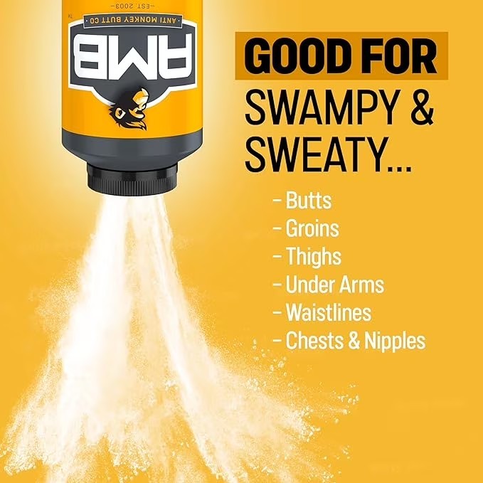 Anti-Chafing Body & Foot Powder 8oz | Soothes Skin & Odor Protection