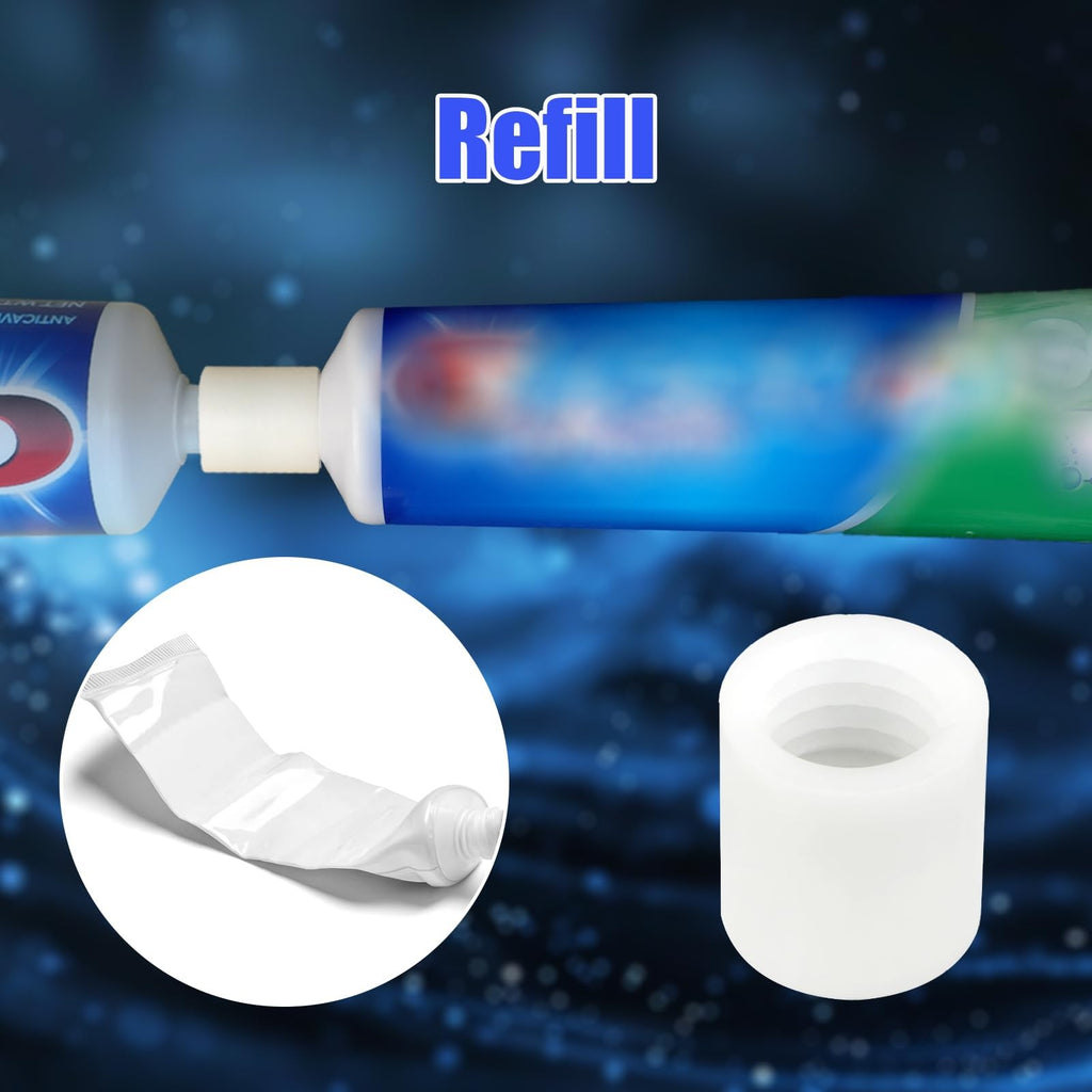 Toothpaste Refill Adapters 2 Pack for Crest - Reusable Toothpaste Transfer Tools
