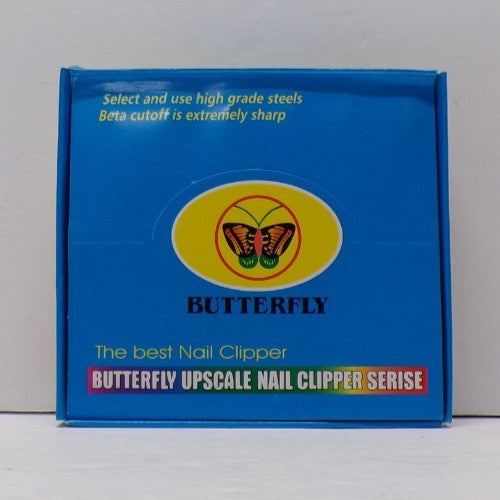 12-Pack Upscale Butterfly Nail Clippers with Nail File - Manicure Tools