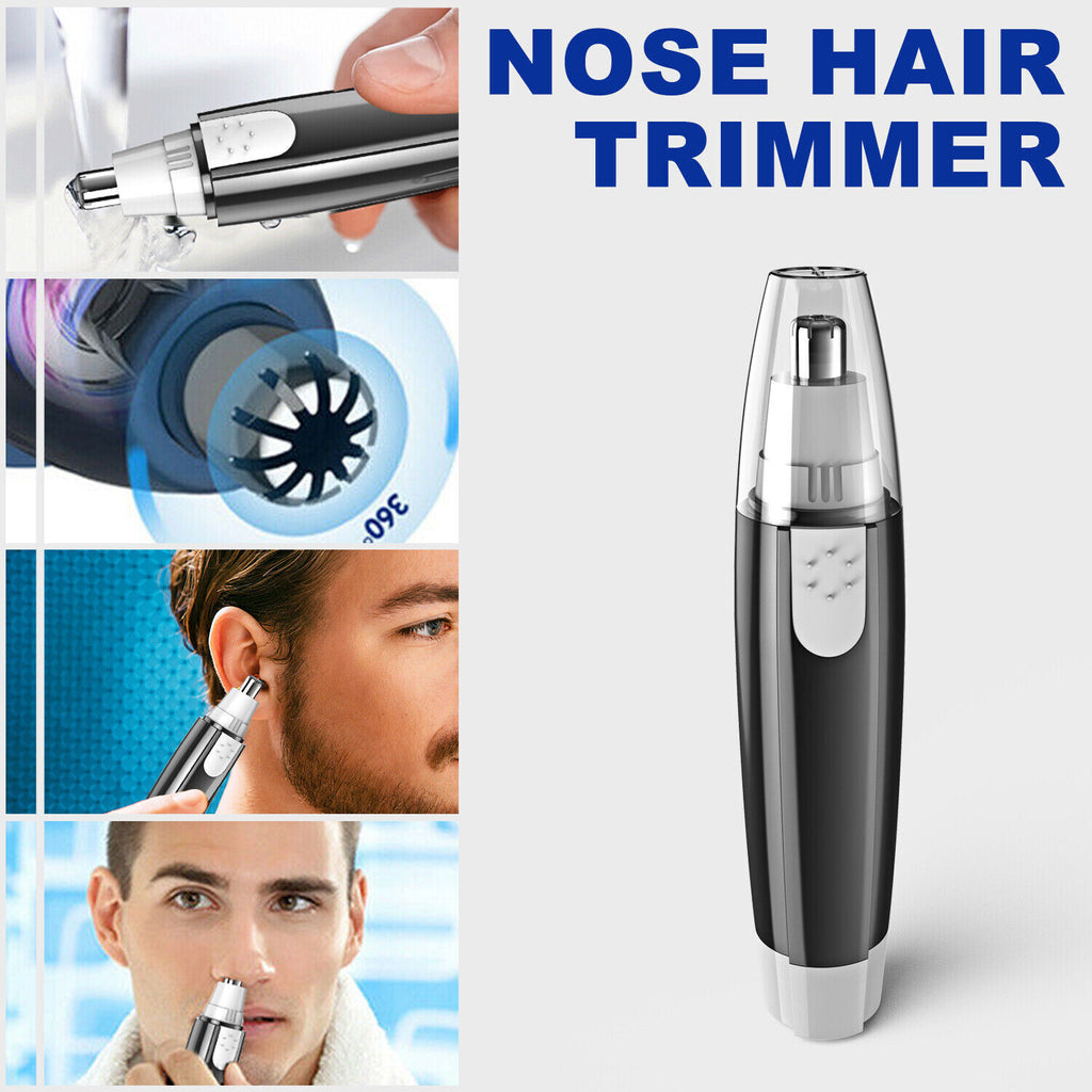 Men's Nose Ear Hair Trimmer Cordless Grooming Shaver