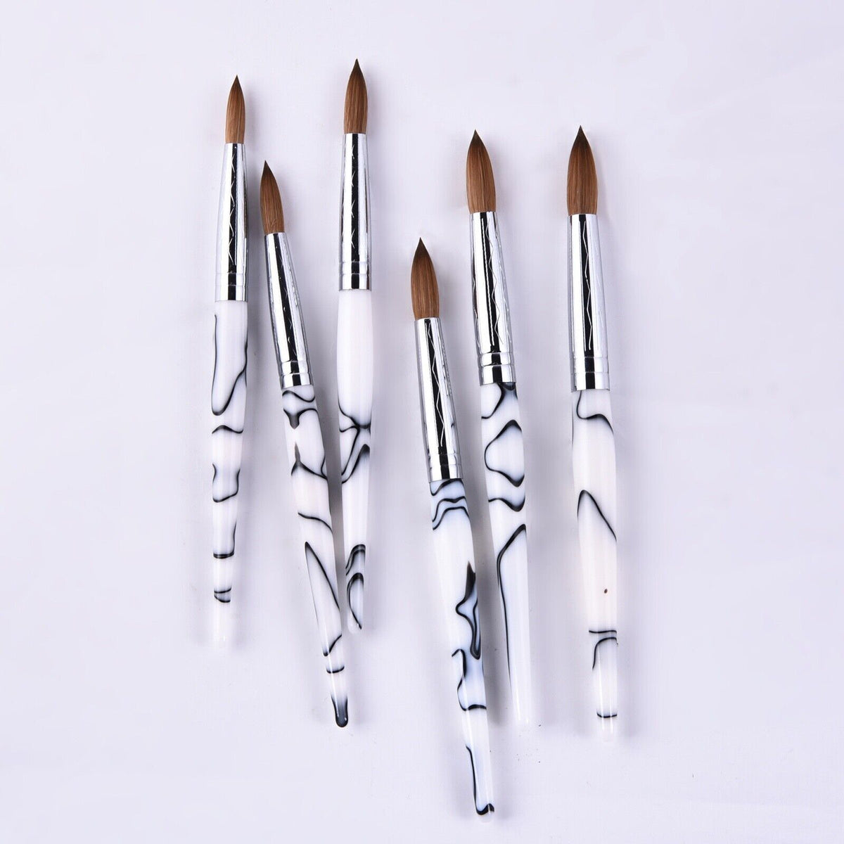 Marble Nail Brush for Acrylic Application & Extension - Multiple Sizes