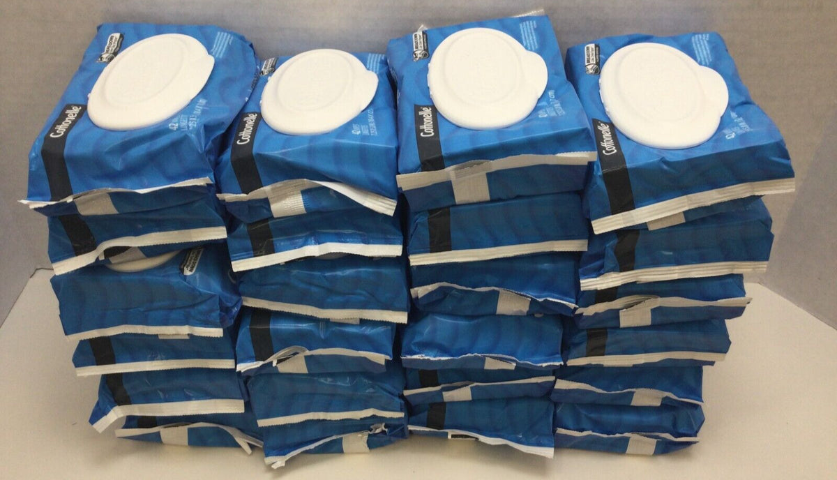 Cottonelle Flushable Wet Wipes 42 Count Per Bag - Bulk 1008 Wipes, Disheveled Packaging