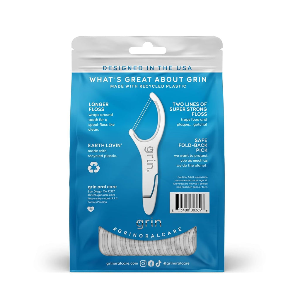 Dental Floss Picks 150 Count - Minty Flavor Eco-Friendly Recyclable