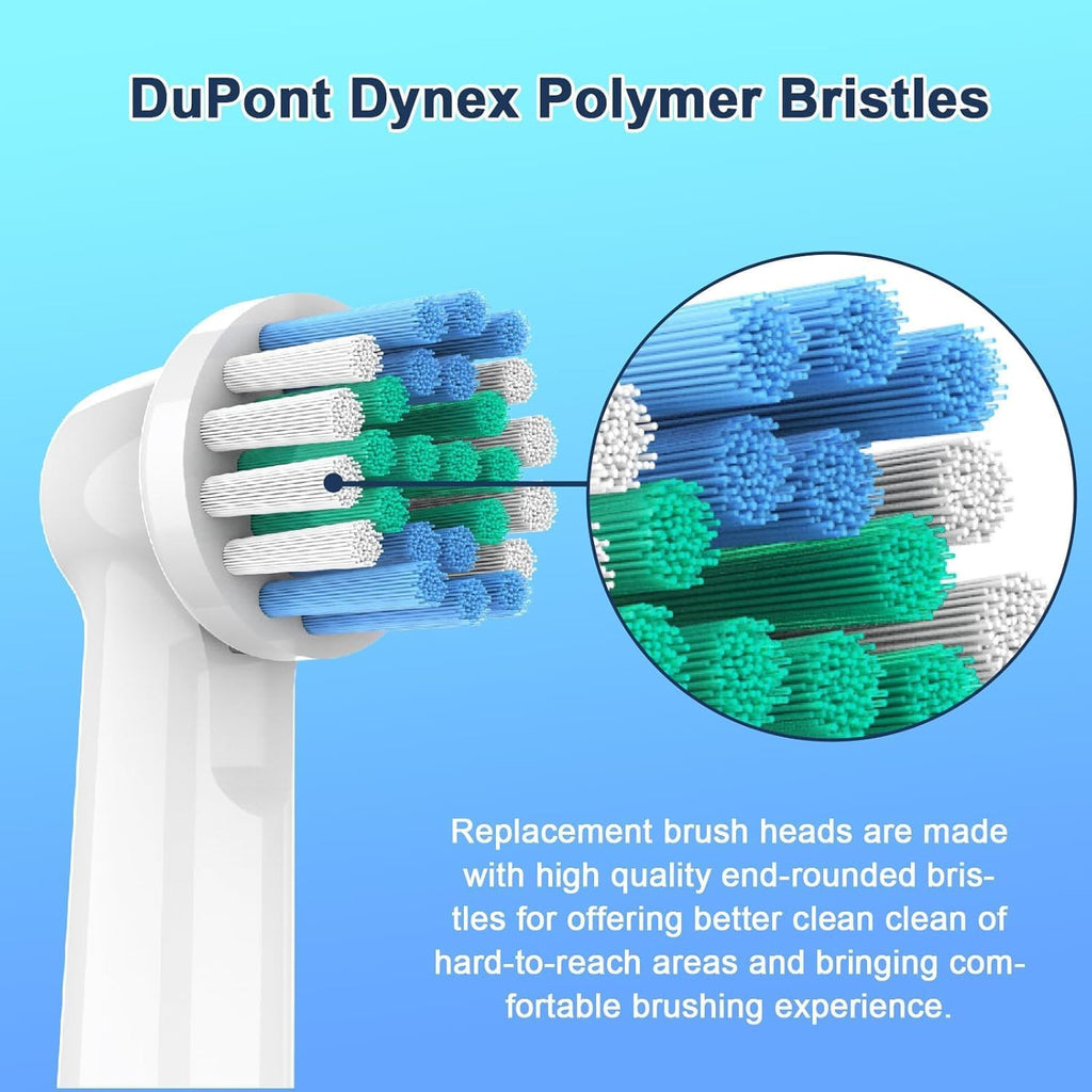Electric Toothbrush Replacement Heads 8 Pack for Oral-B Braun