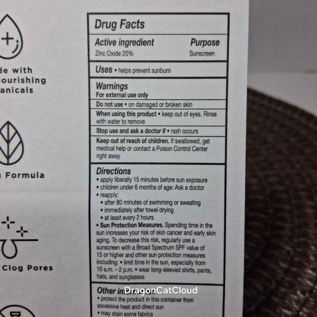 Mineral Sunscreen Stick SPF 50 for Sensitive Skin - Water-Resistant, Reef-Friendly, 0.5 oz