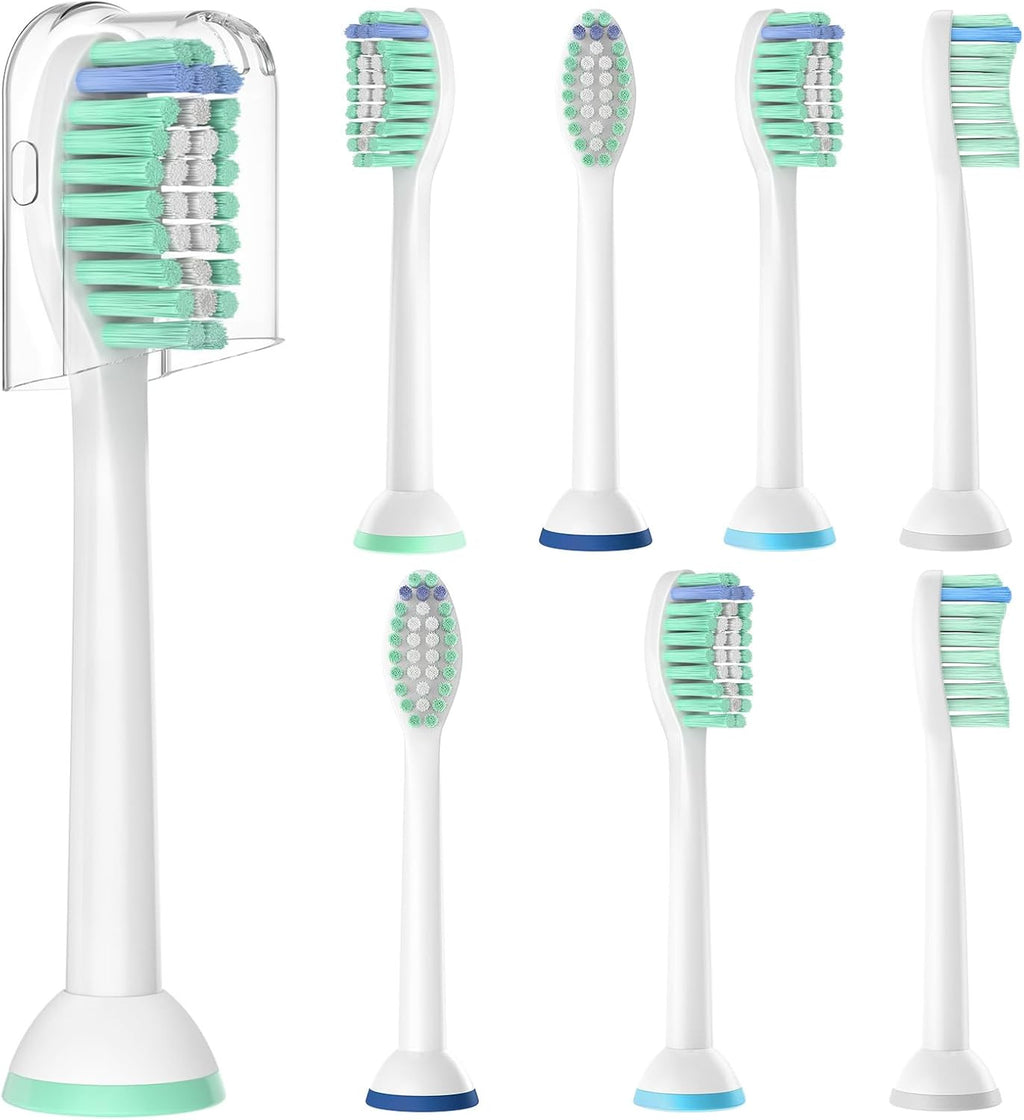 Replacement Toothbrush Heads for Philips Sonicare - 8 Pack, Compatible & Durable