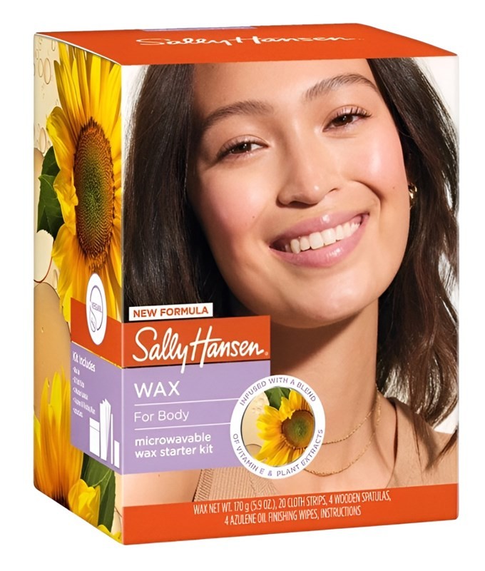 Body Wax Kit with Vitamin E & Plant Extracts - Microwaveable Hair Removal