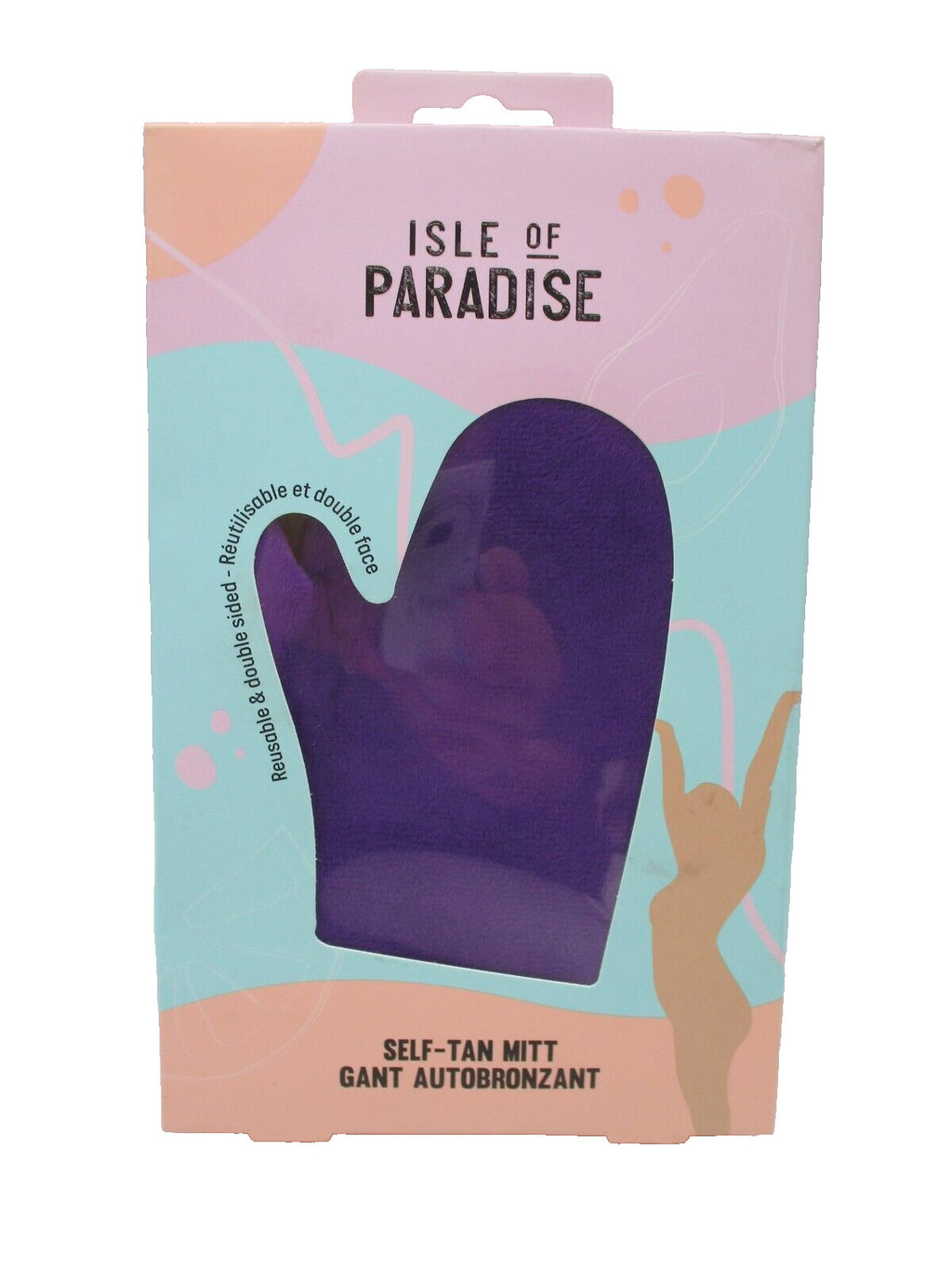 Reusable Double Sided Self Tan Mitt for Body & Face - Isle of Paradise