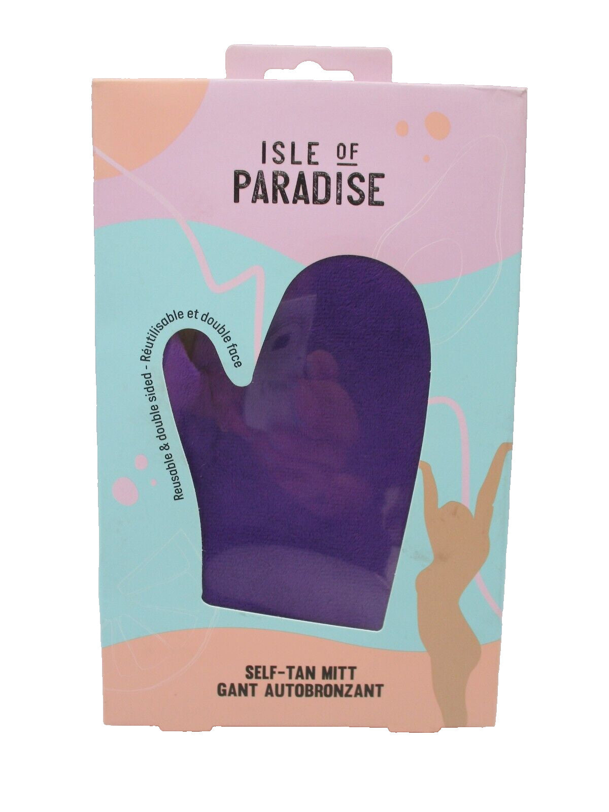 Reusable Double Sided Self Tan Mitt for Body & Face - Isle of Paradise