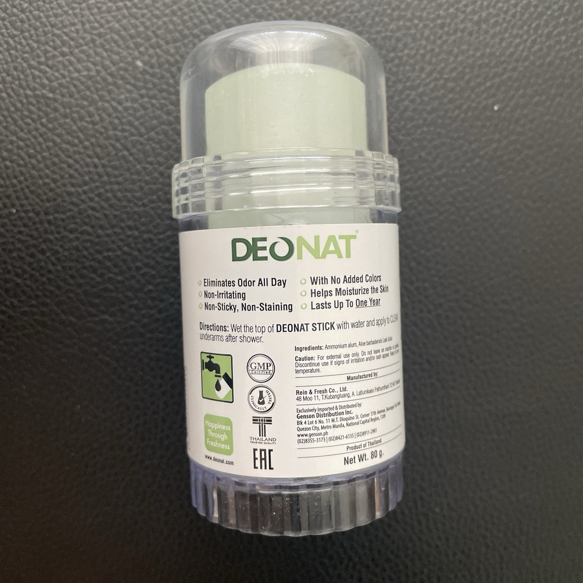 Aloe Mineral Deodorant Stick Brightening Antibacterial 80g - Tawas Underarm