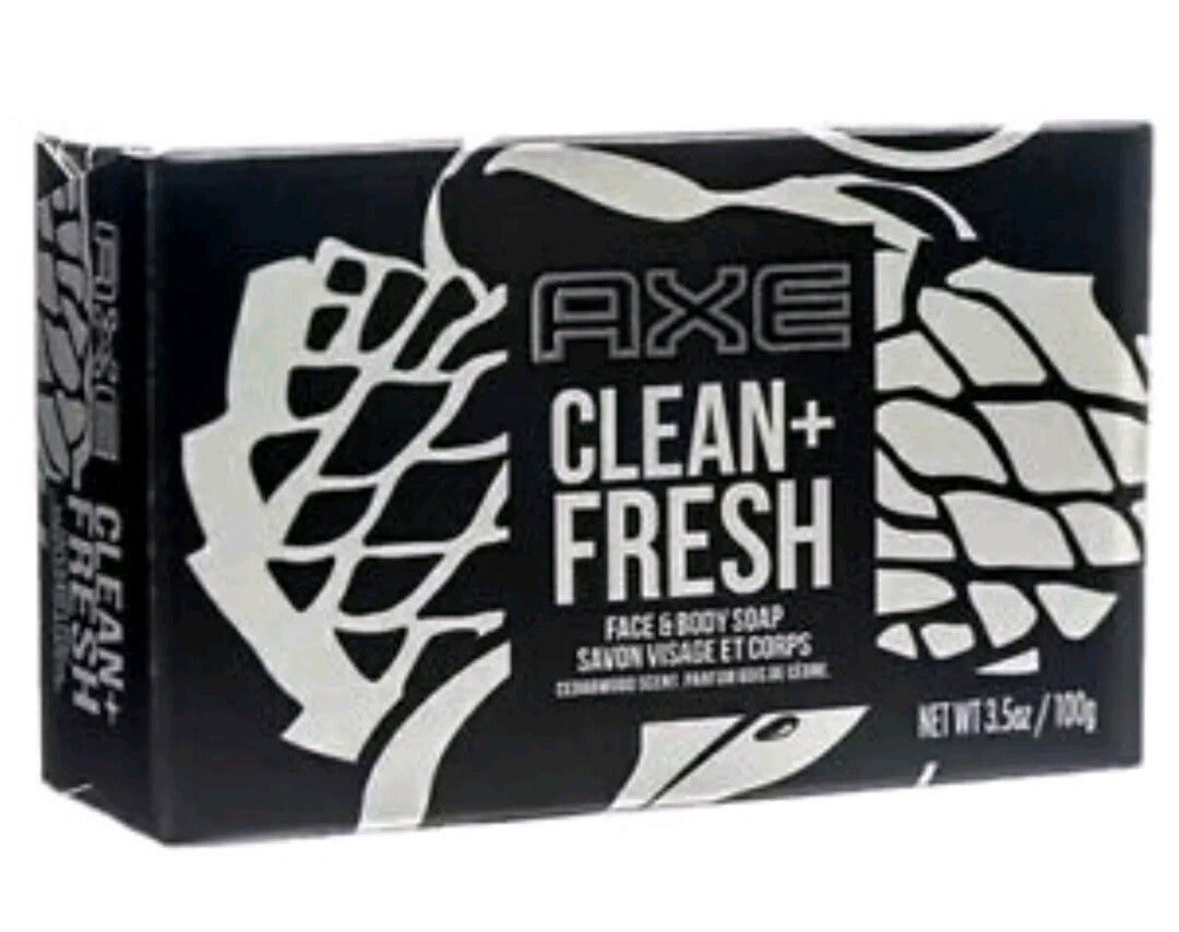 Axe Clean & Fresh Face and Body Bar Soap 48 Pack 3.5oz Bars
