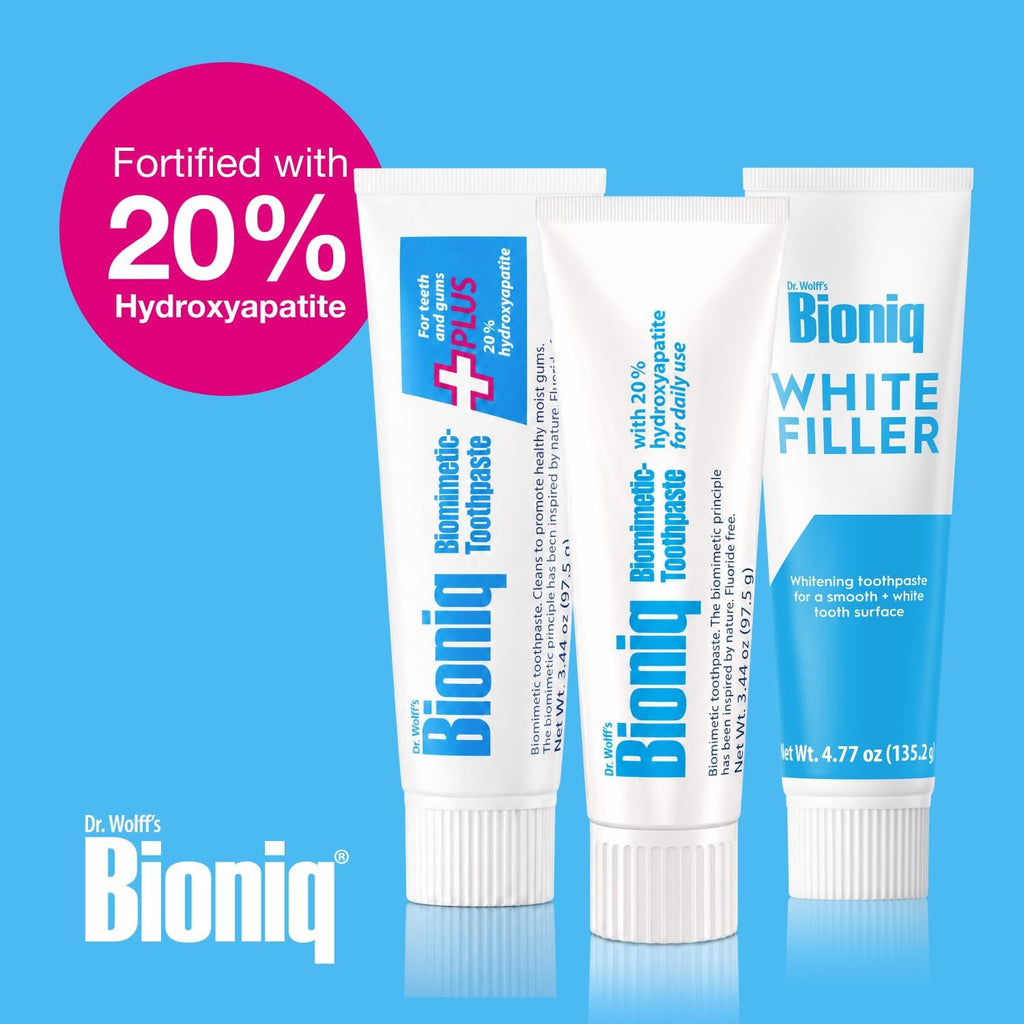 Hydroxyapatite Toothpaste 20% for Enamel Repair – 3.44 Oz Natural Oral Care