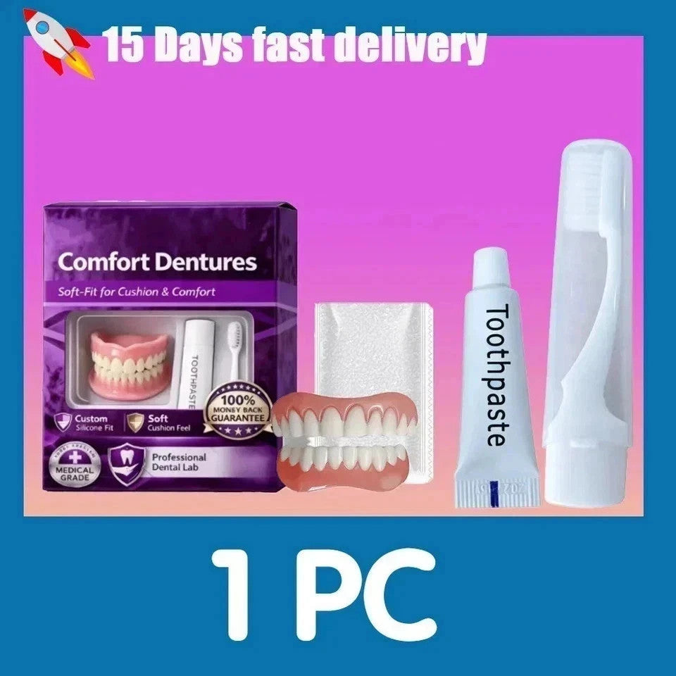 Moldable Silicone False Teeth Set for Cosplay & Costume – Instant Smile