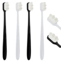 Ultra Soft Micro Nano Manual Toothbrush Pack of 4 for Sensitive Teeth