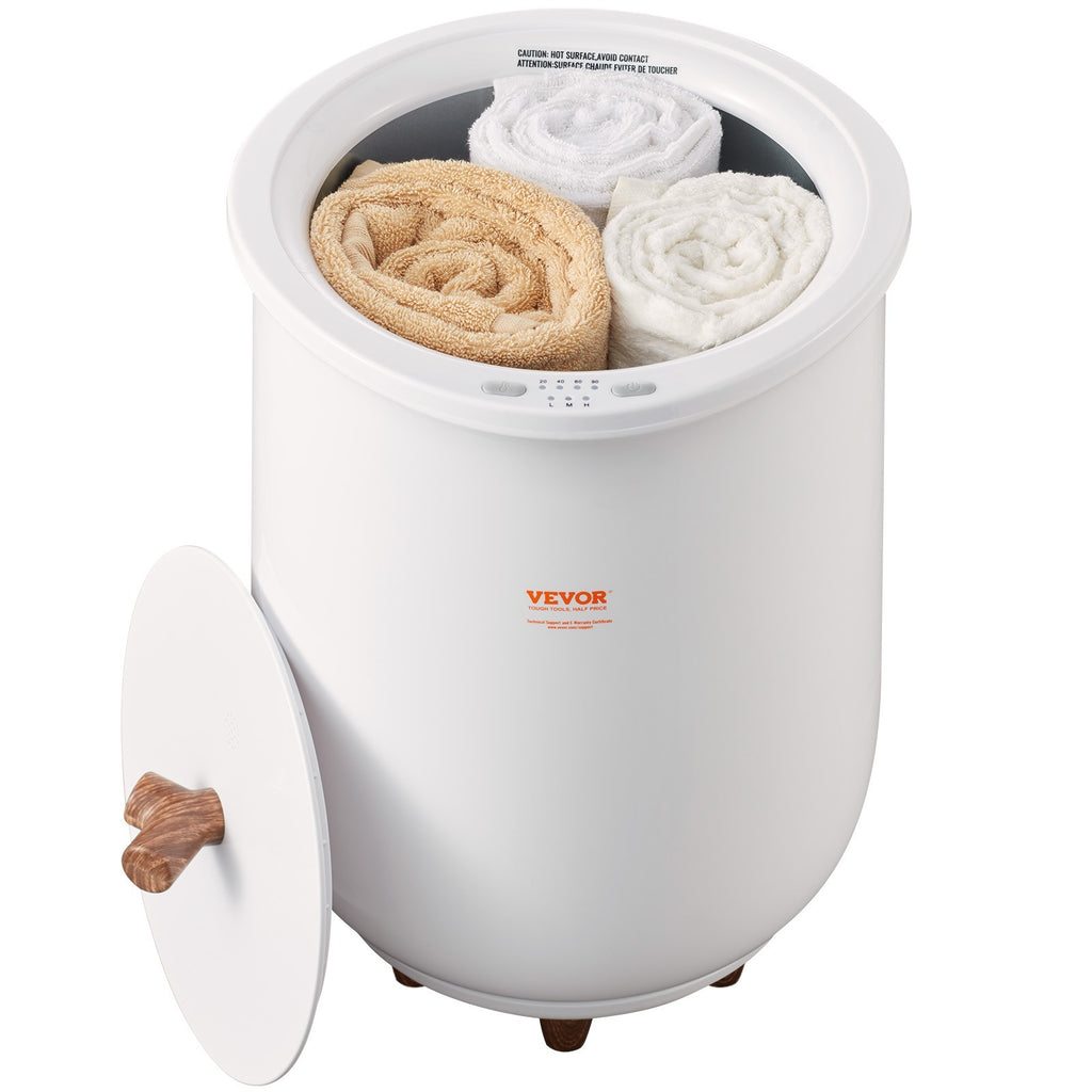 20L Large Bathroom Towel Warmer with LED Light and Aromatherapy Chamber