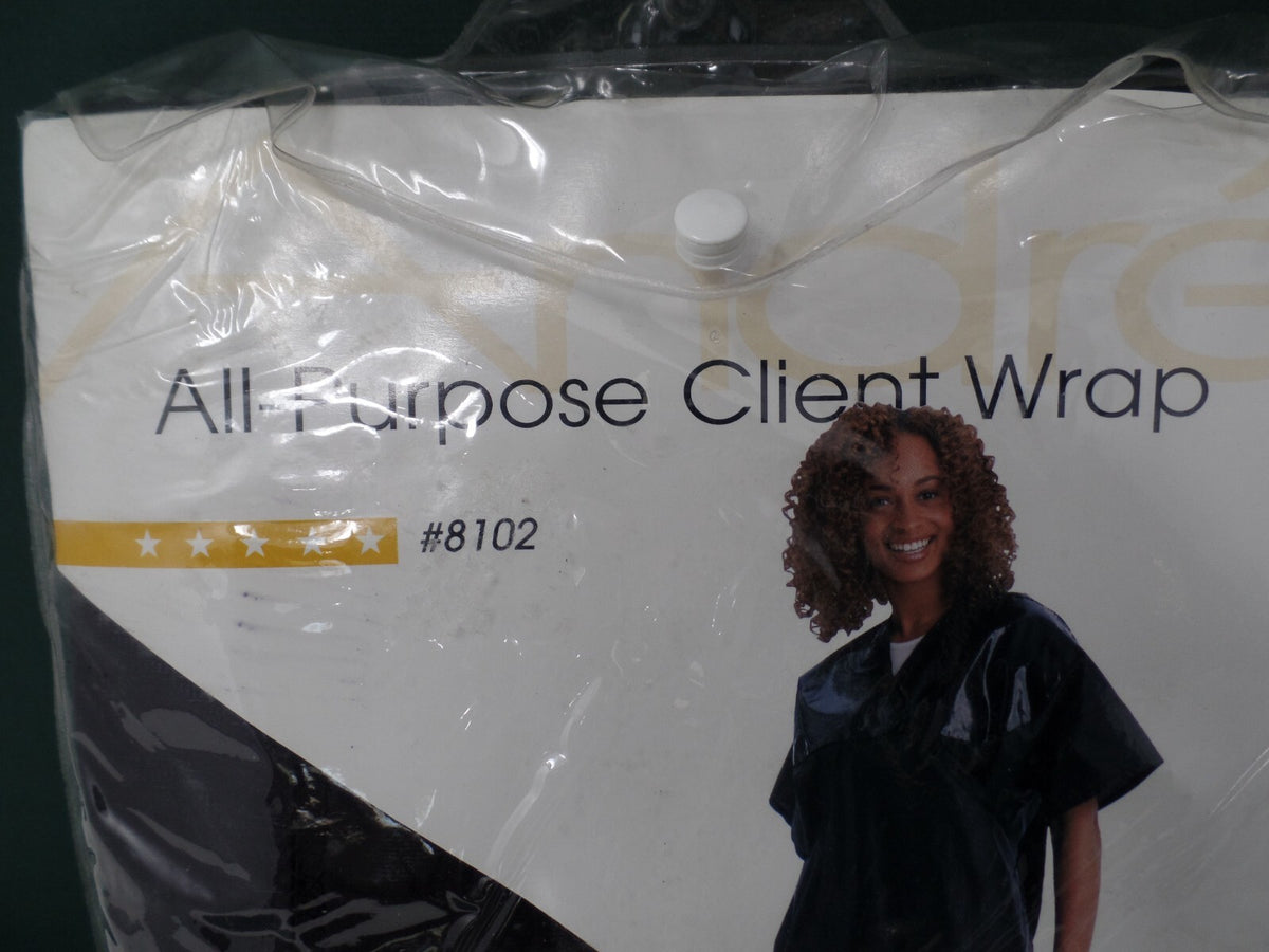 All Purpose Hair Client Wrap - Adjustable Black Teflon Hair Protector