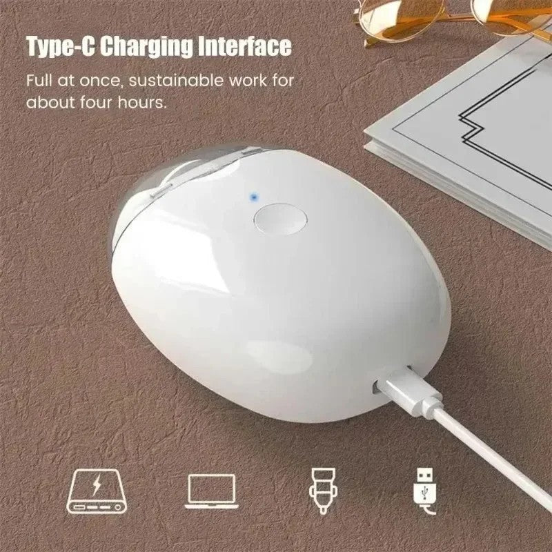 Rechargeable Electric Nail Clipper & Grinder with LED Light, 3 Speed Levels