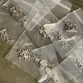 10 Packs of 10 Silver 3D Cross Nail Art Charms for Manicures