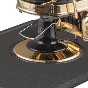 4ft x 5ft Anti-Fatigue Salon Mat with 1/2 Inch Foam and Chair Cut-Out