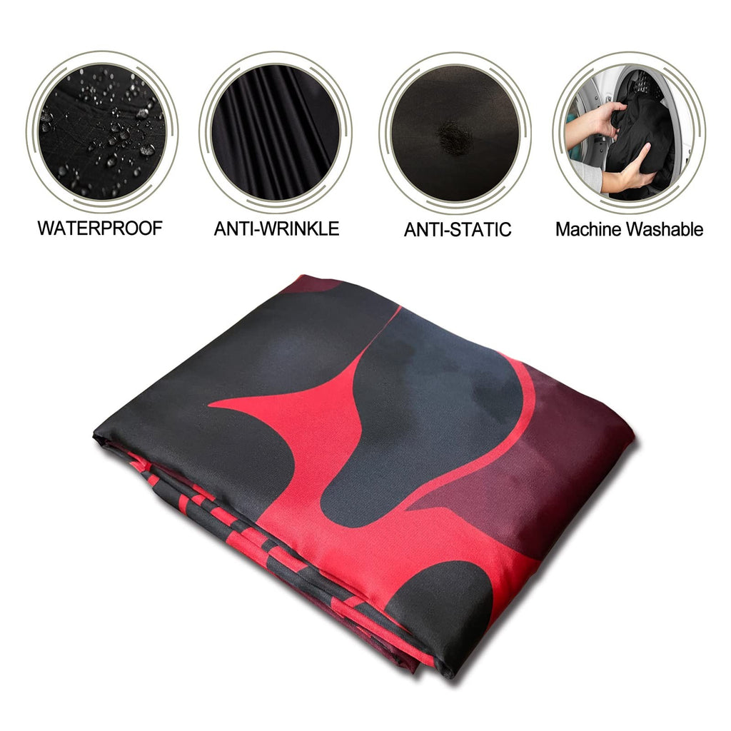 Large Waterproof Barber Cape with Snap Closures - Full Coverage for Hair Cutting
