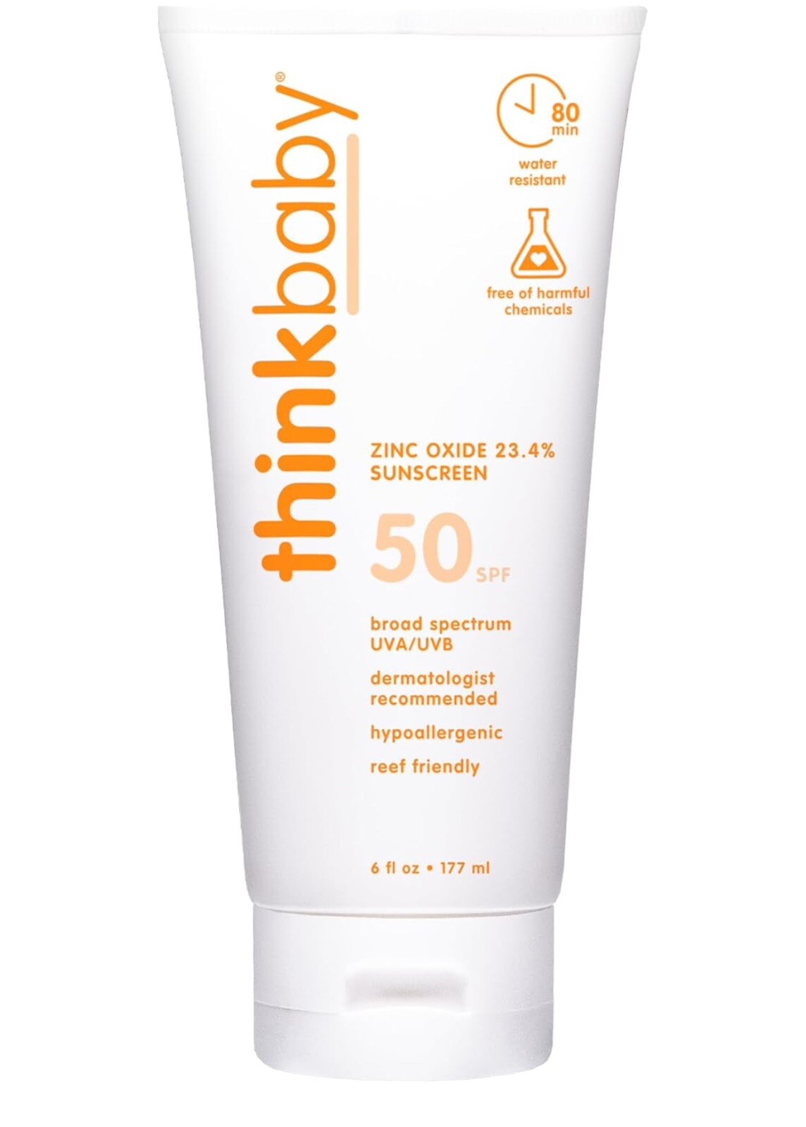 Baby Sunscreen Lotion SPF 50 & SPF 30 Duo Natural Mineral Safe & Water-Resistant