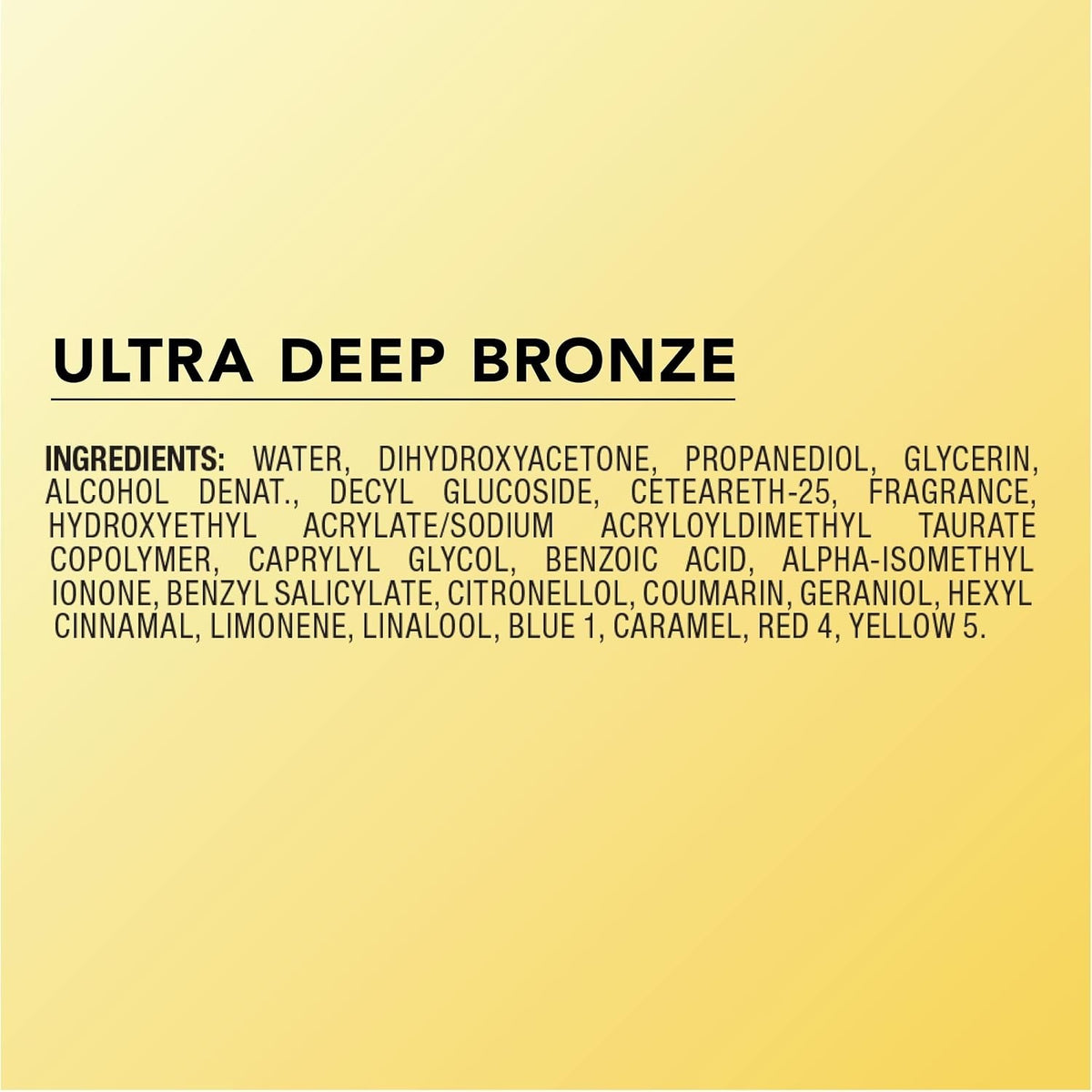 Deep Bronze Self Tanner Mousse - Natural Glow Sunless Tanning Lotion 6 oz