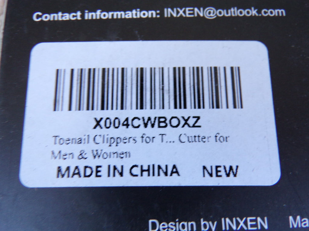 Toenail Clippers Set for Thick Nails - Seniors 3-Pack Black