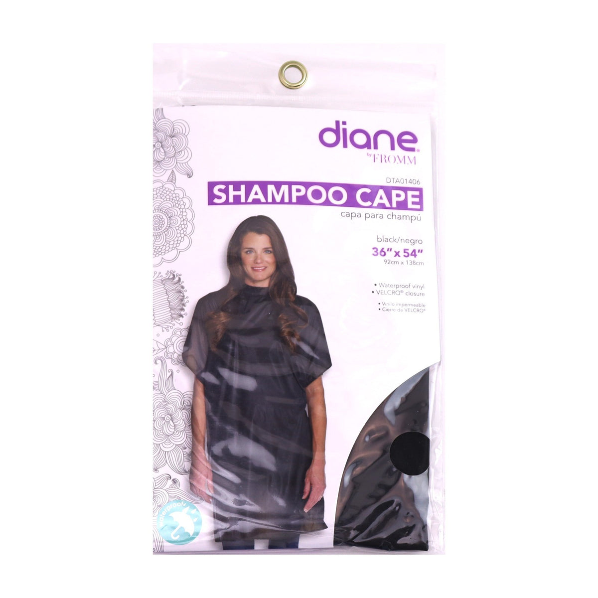 Waterproof Hair Cutting & Coloring Cape 36x54 Inches - Salon & Barber
