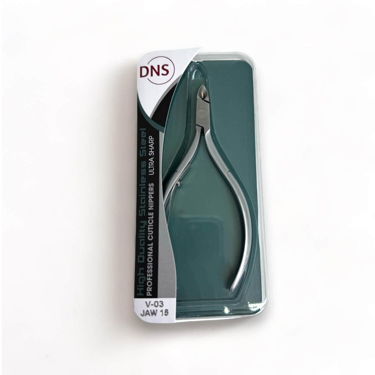 Stainless Steel Cuticle Nipper Square Head V03 #16 Pack of 5 - Nail Care Tool