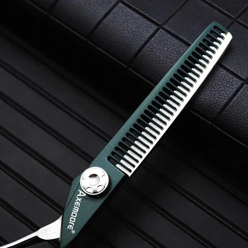 6-Inch Thinning Hair Shears for Stylists - Japan Import 440C Steel