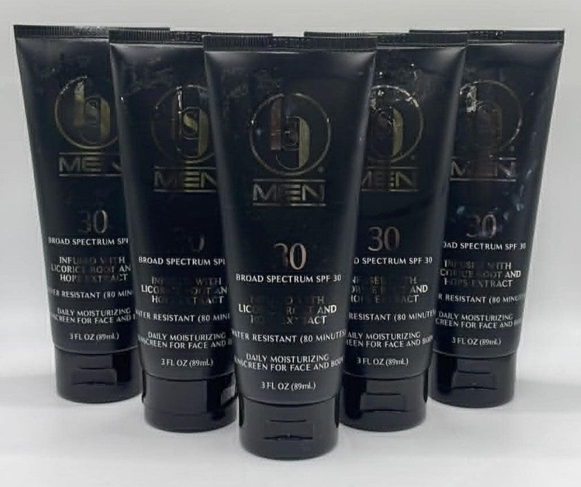 Black Girl Sunscreen Men SPF 30 Face & Body Lotion 5-Pack 3 FL OZ